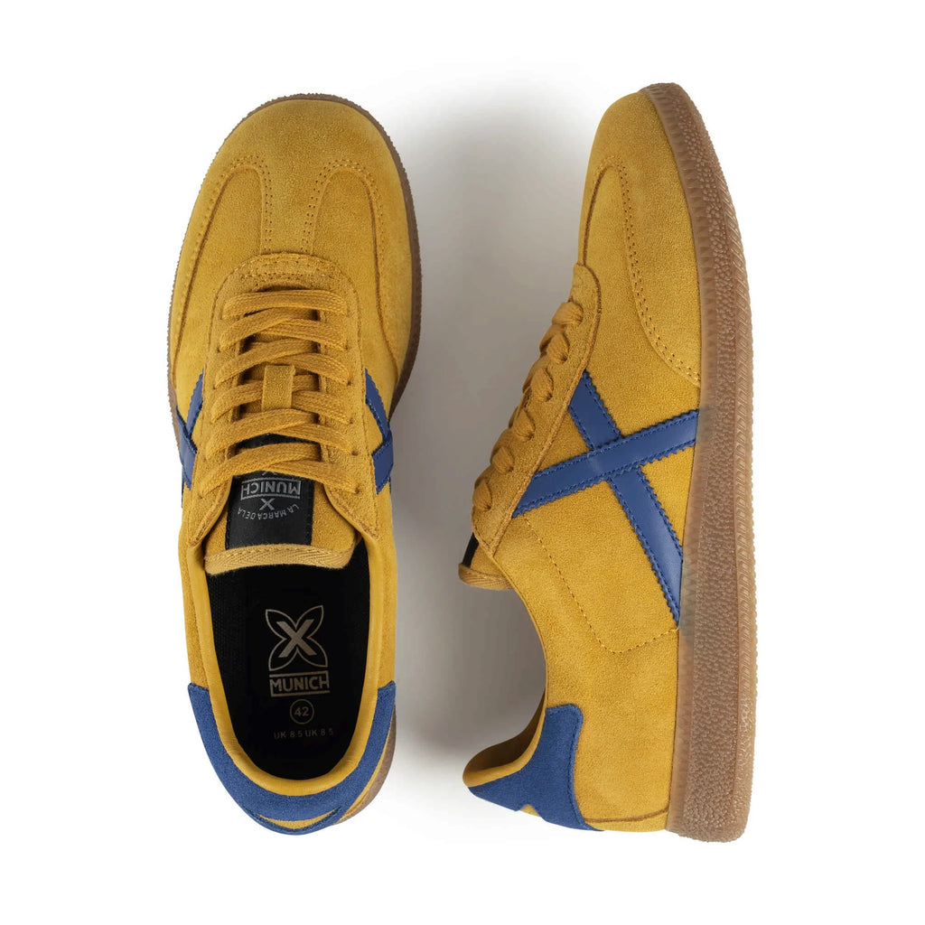 SNEAKERS MUNICH UNISEX MODELO BARRU 230 AMARILLO REFERENCIA 8290230