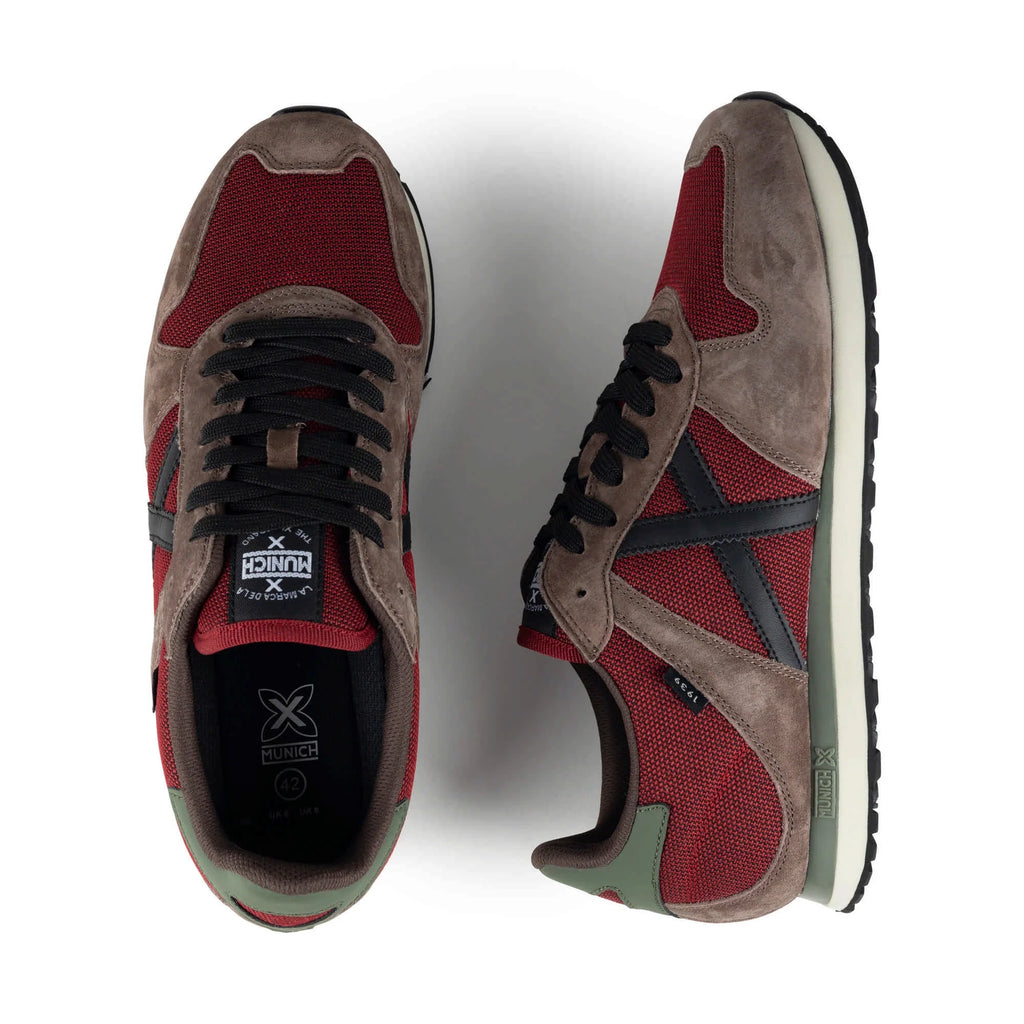 SNEAKERS MUNICH PARA HOMBRE MODELO MASSANA CLASSIC MAN 621 BURDEOS REFERENCIA 8620621