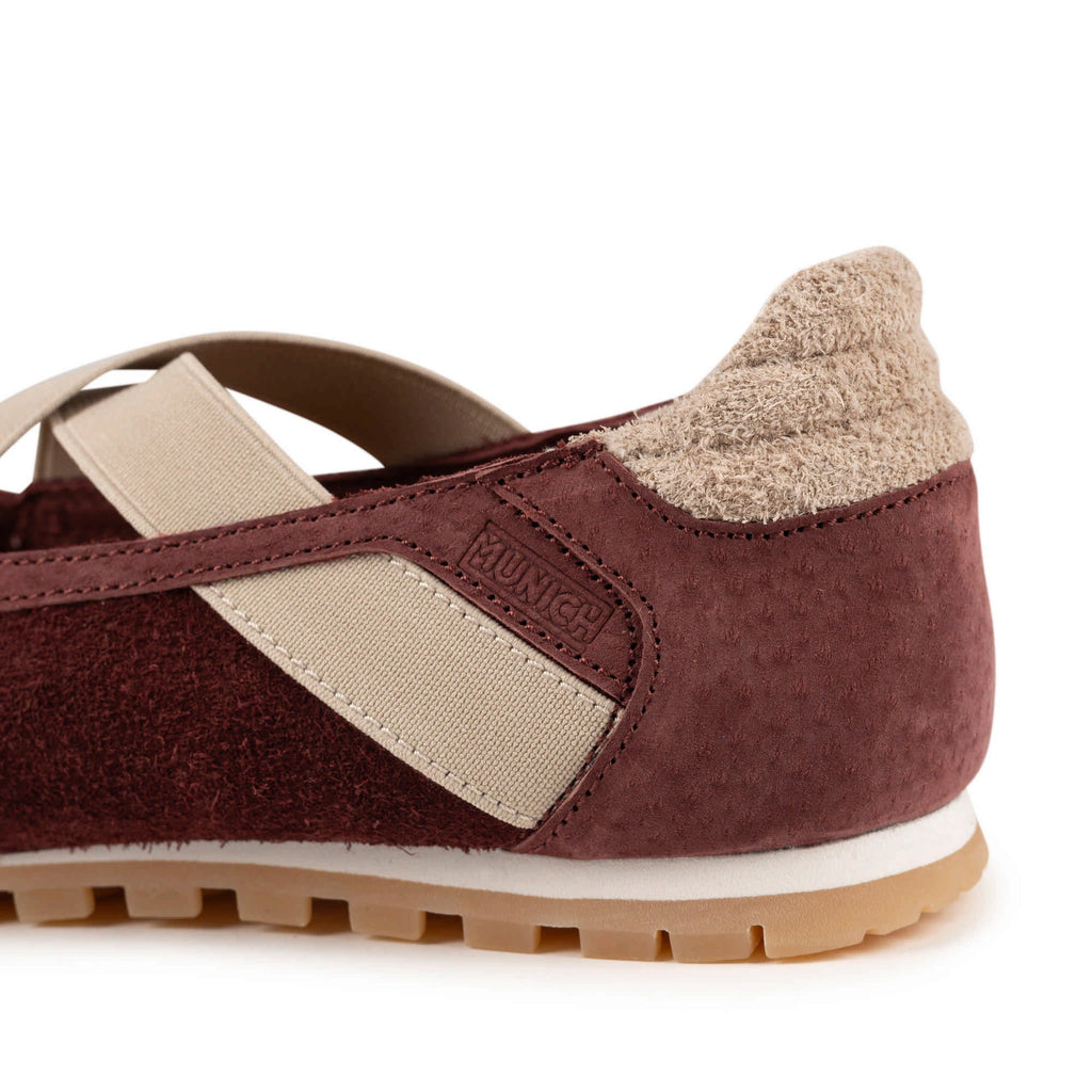 MUNICH | SNEAKERINA | MUJER | SLIM BALLERINA 03 BURDEOS | BURDEOS