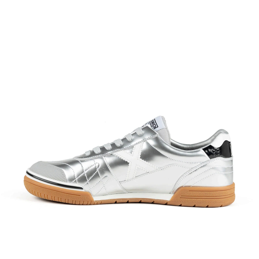 SNEAKERS MUNICH UNISEX MODELO GRESCA 328 PLATEADO REFERENCIA 3000328