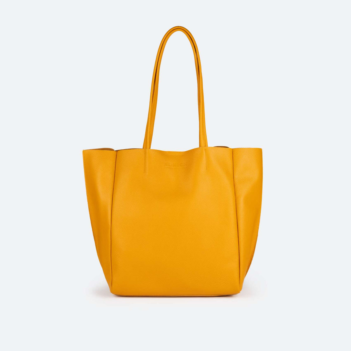 Borsa da donna del marchio Munich, modello Loft Woman Shopper Moutard, di colore giallo.