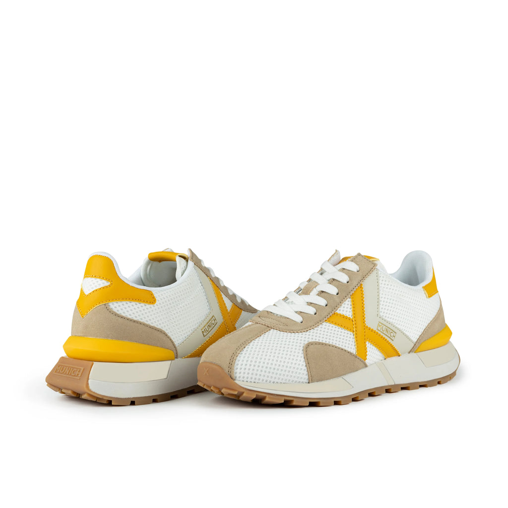 MUNICH Modelo Sapporo 191, gold sneakers for men at Tascón