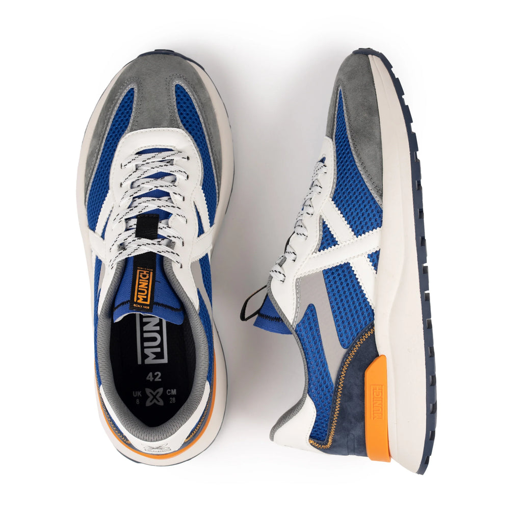 MUNICH Dynamix 15: blå sneakers för herr
