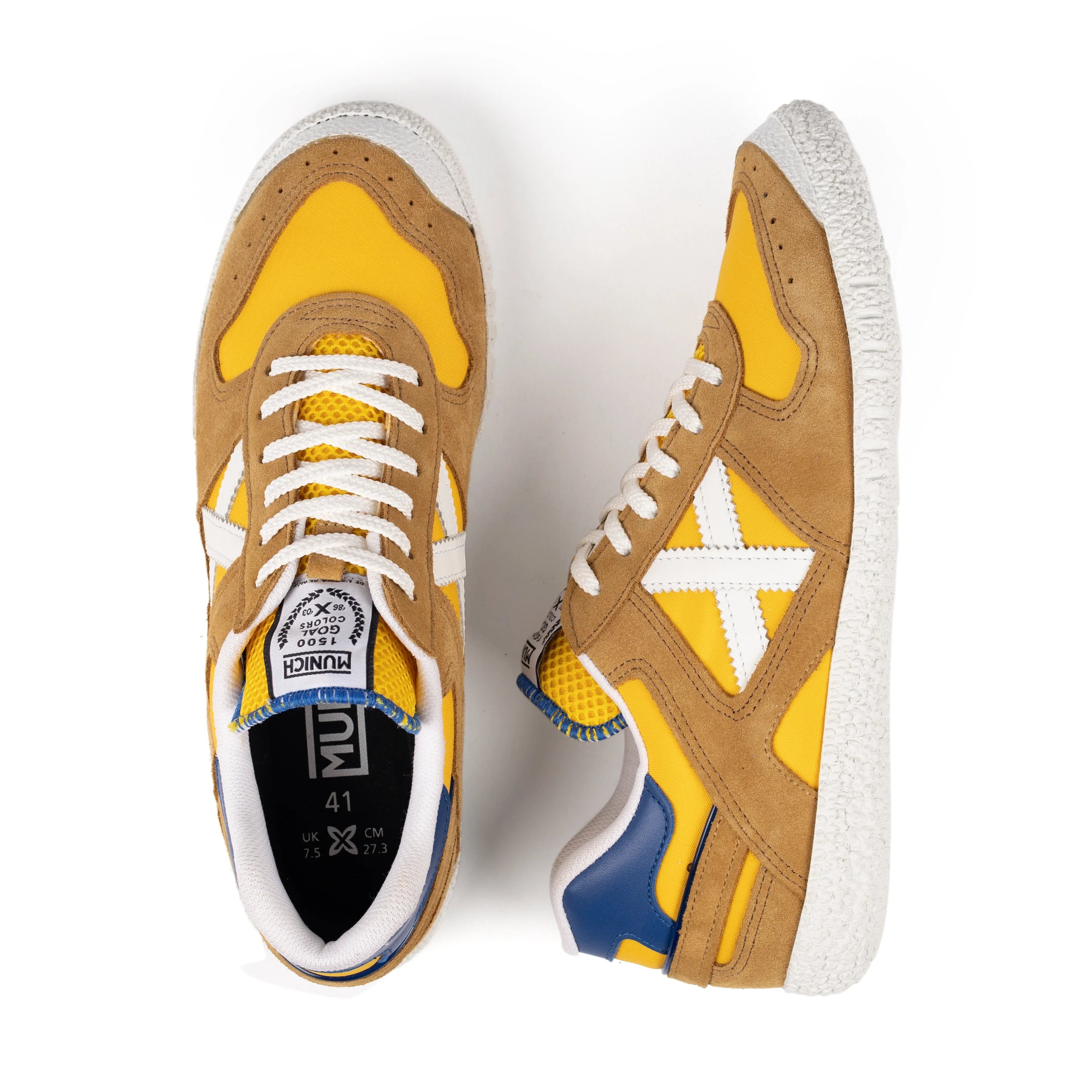 MUNICH | КРОССОВКИ | УНИСЕКС | GOAL 1635 | ЖЕЛТЫЙ