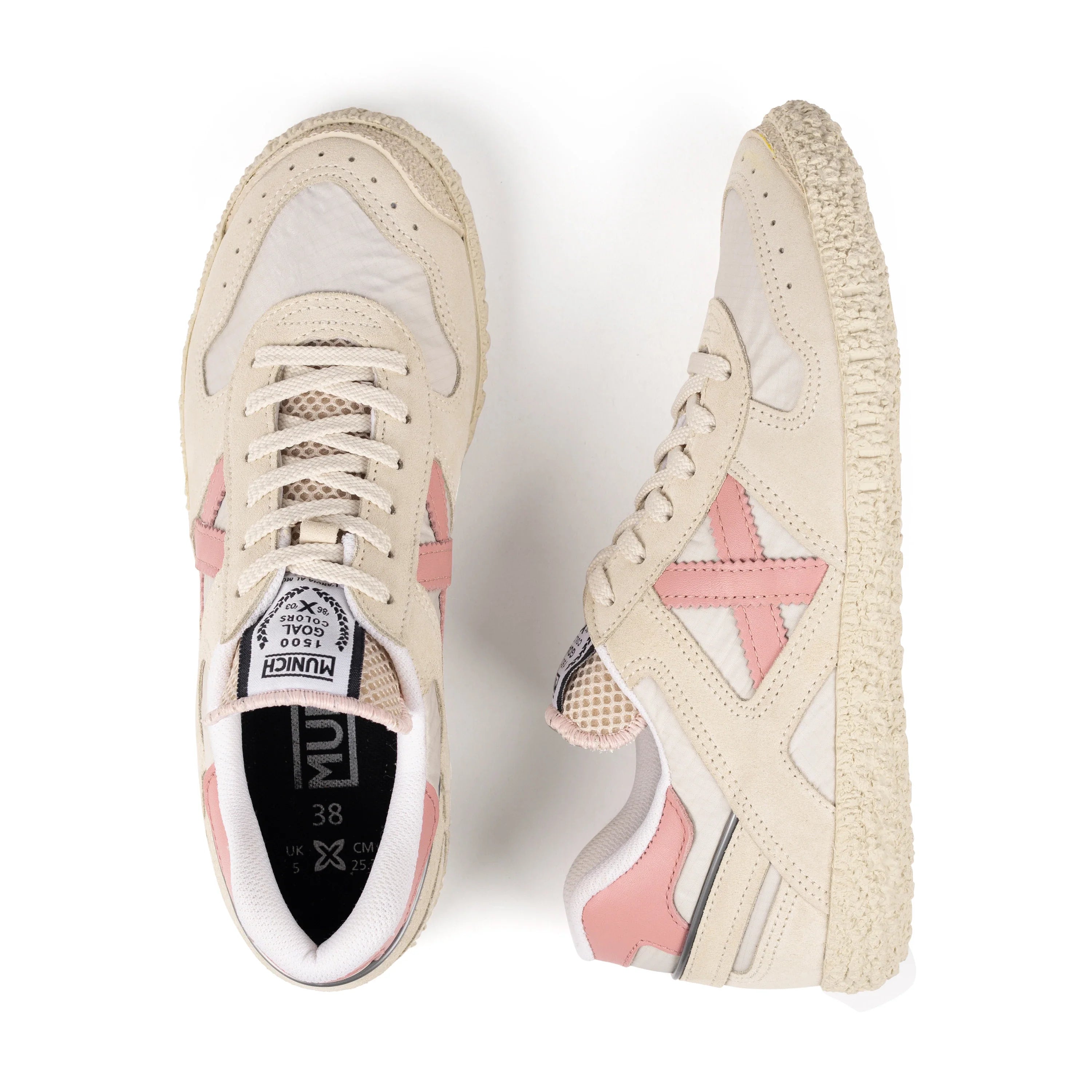 MUNICH | КРОССОВКИ | УНИСЕКС | GOAL 1640 | БЕЖЕВЫЙ