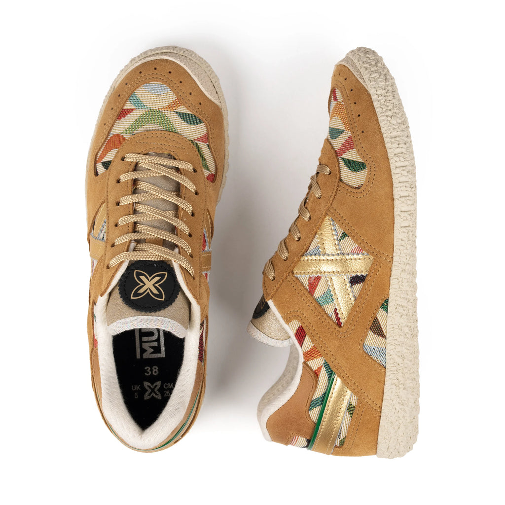 MUNICH GOAL 1643: bruin sneakers unisex