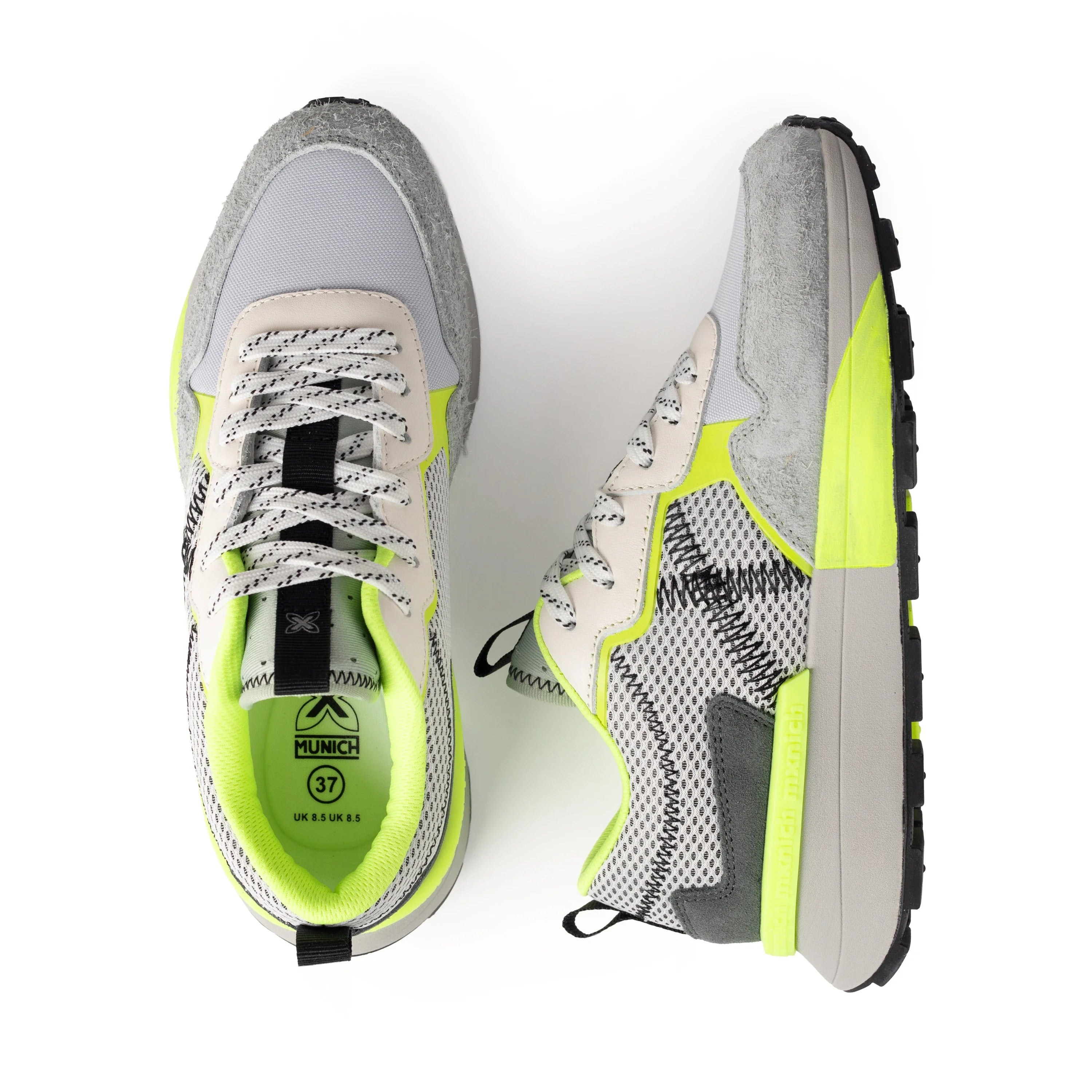 MUNICH Hi-max 03: blanc baskets pour femme