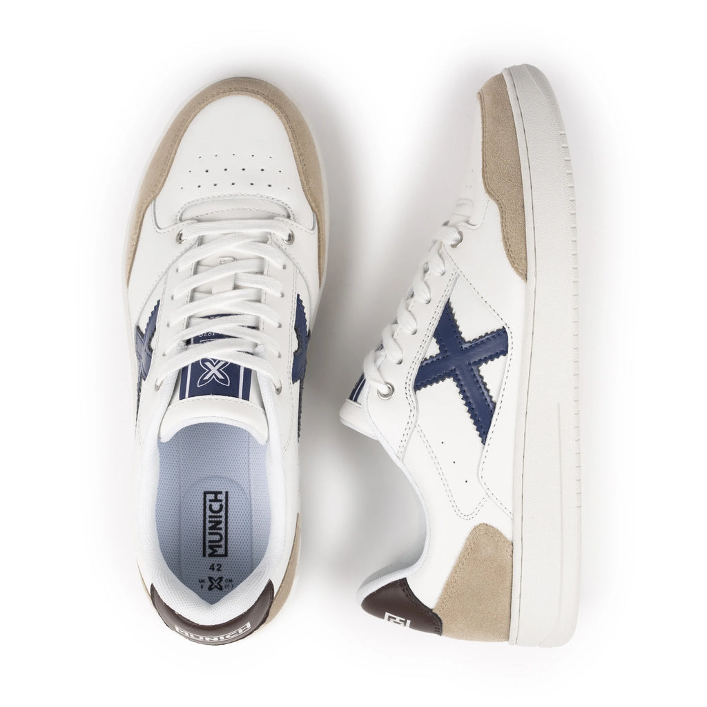 MUNICH Legit MAN 115: blanc baskets pour homme