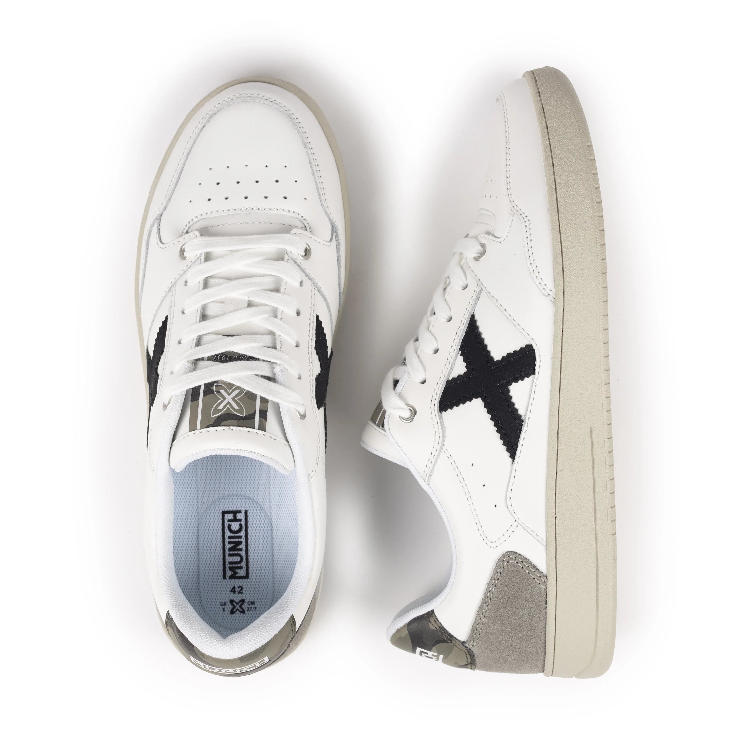 MUNICH Legit MAN 116: hvid sneakers til mænd