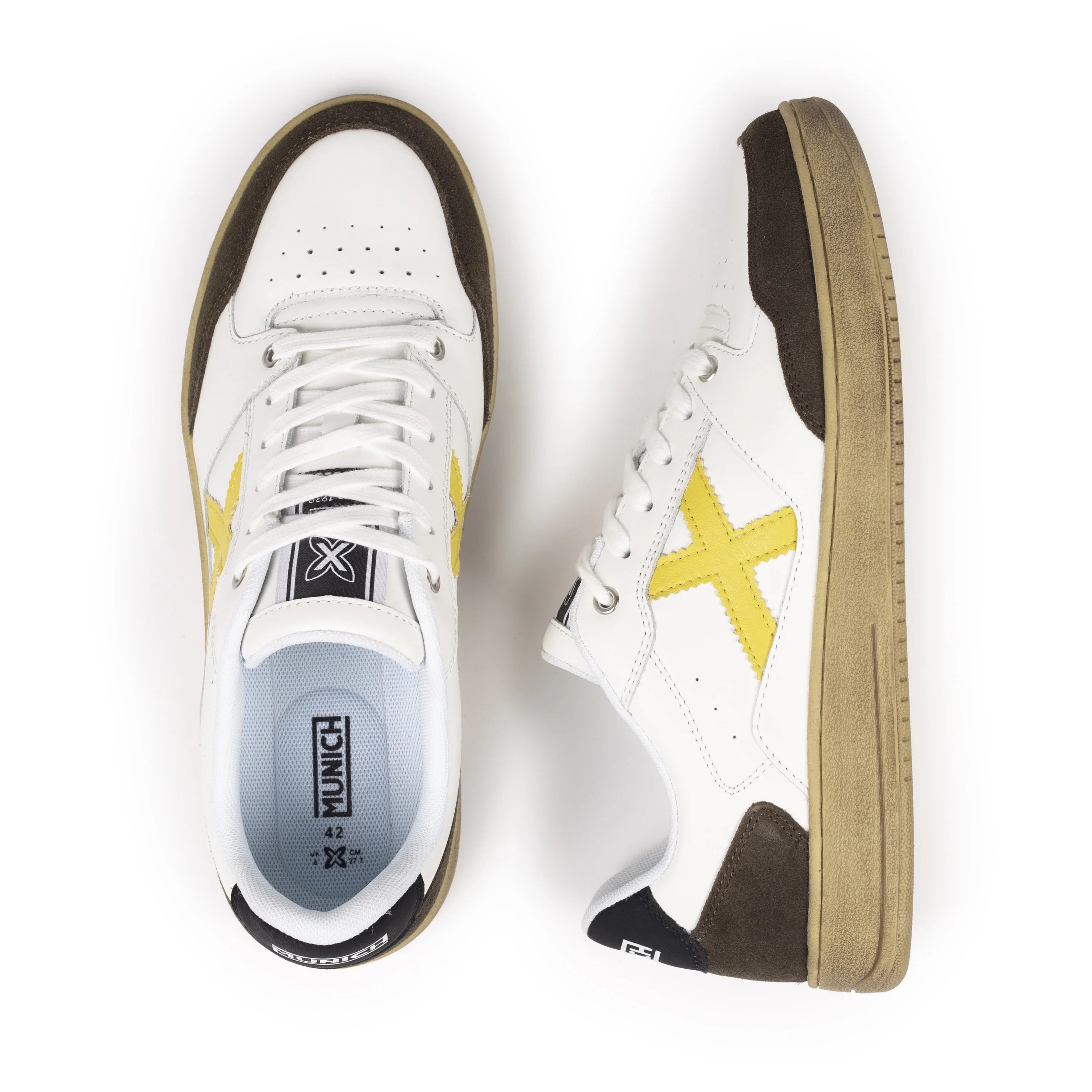MUNICH Legit MAN 118: hvid sneakers til mænd