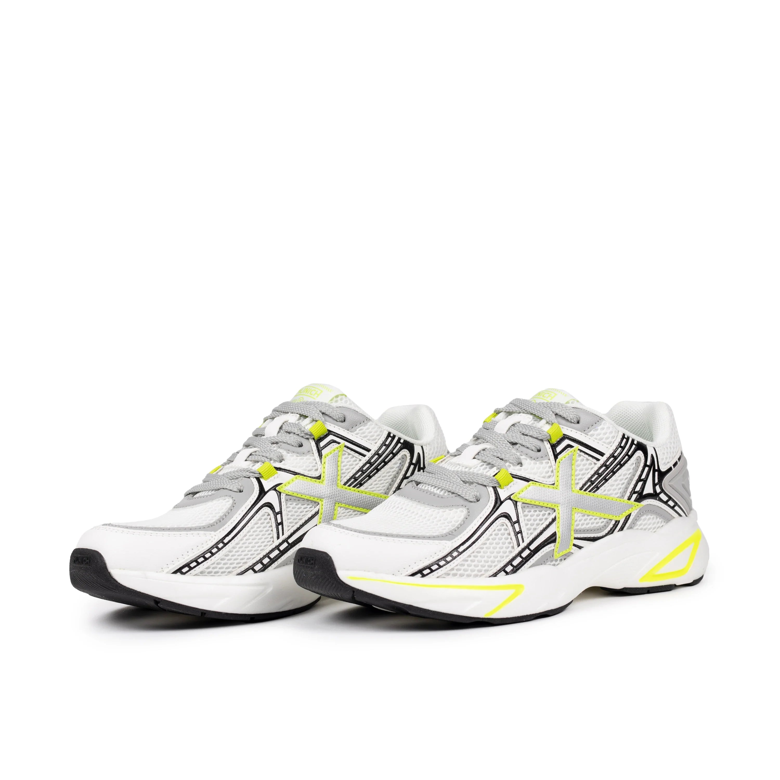 MUNICH M2000 05: blanc baskets pour homme
