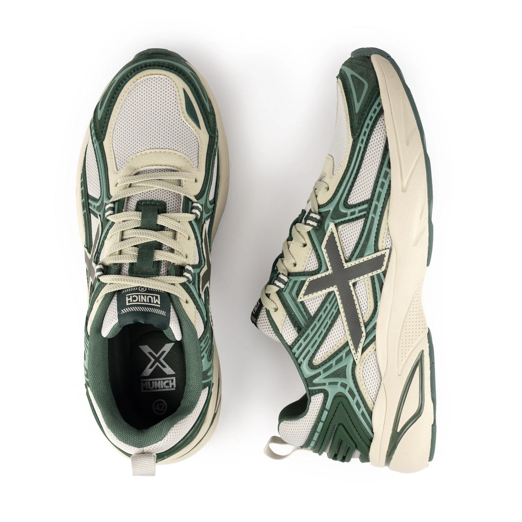 MUNICH M2000 08: zielony sneakersy dla mężczyzn