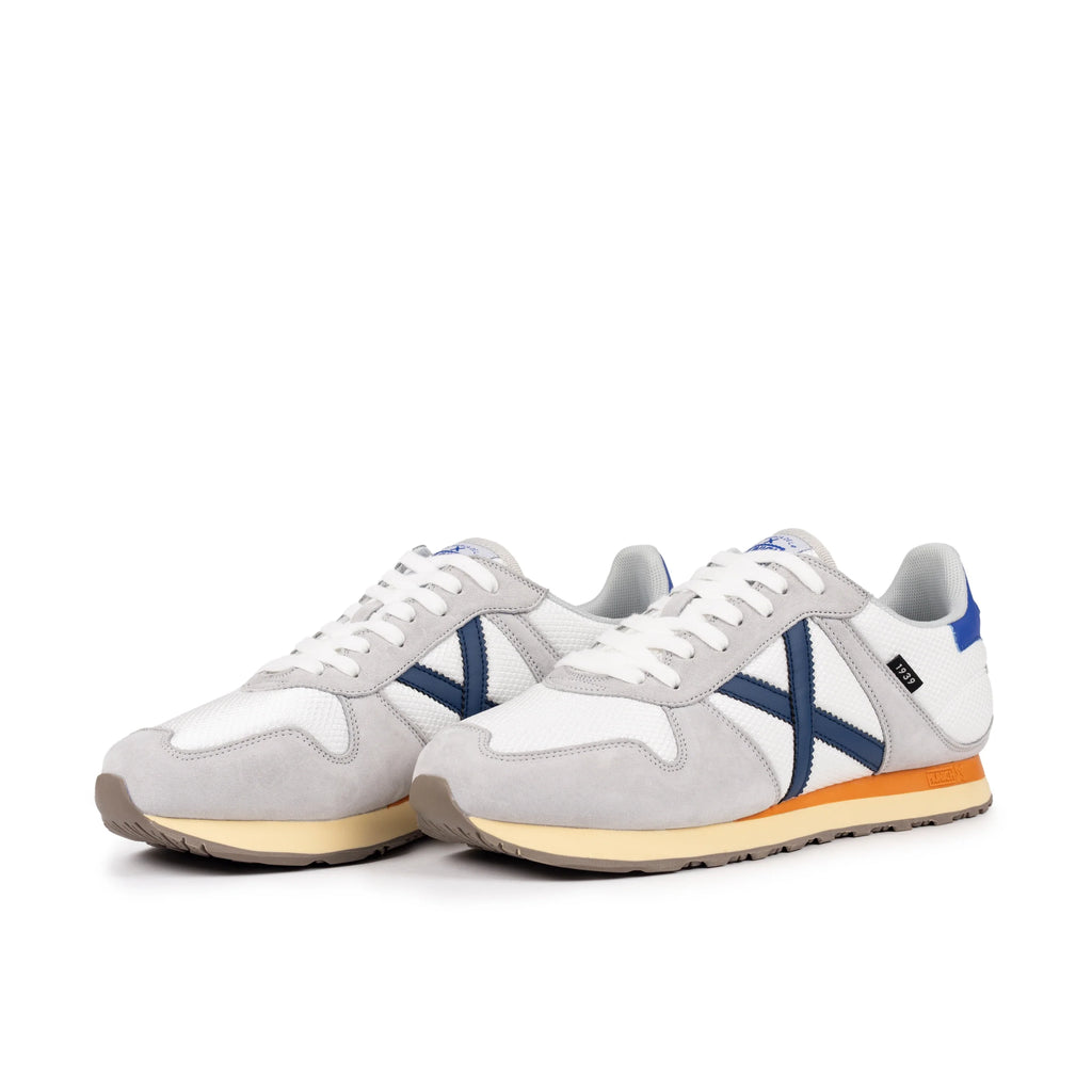 MUNICH Massana Classic MAN 600: white trainers for men