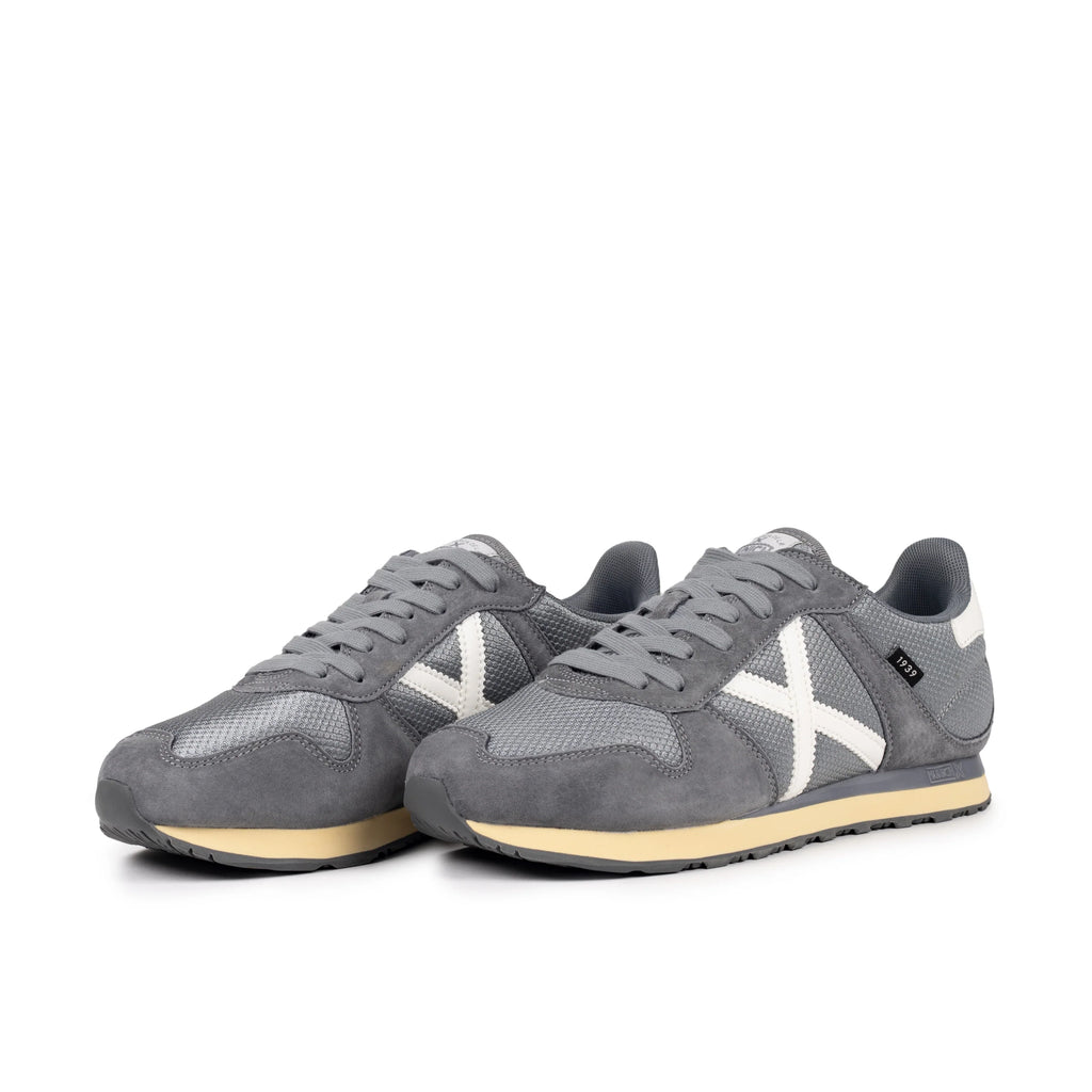 MUNICH Massana Classic MAN 602: grey trainers for men