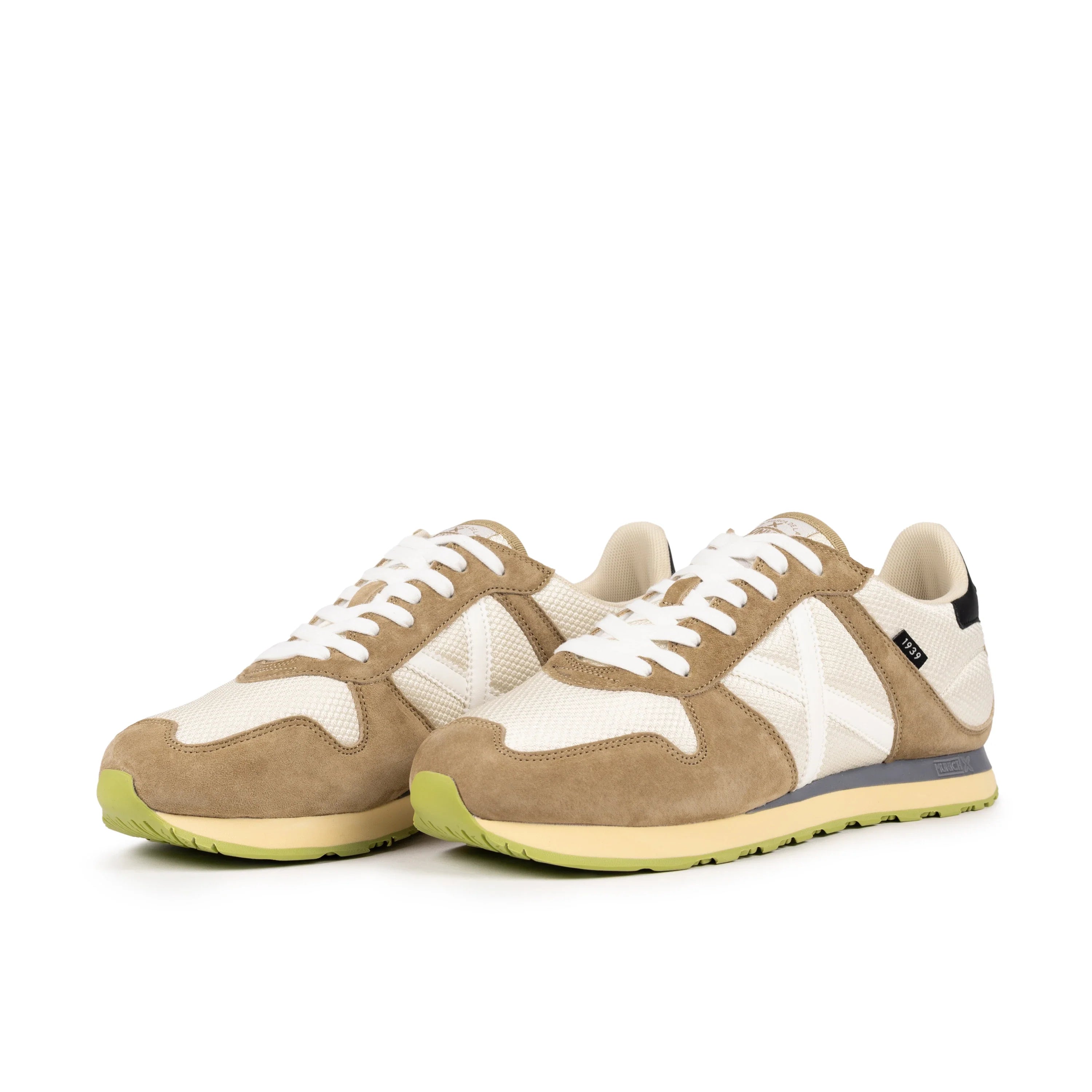 MUNICH Massana Classic MAN 603: ベージュ スニーカー メンズ