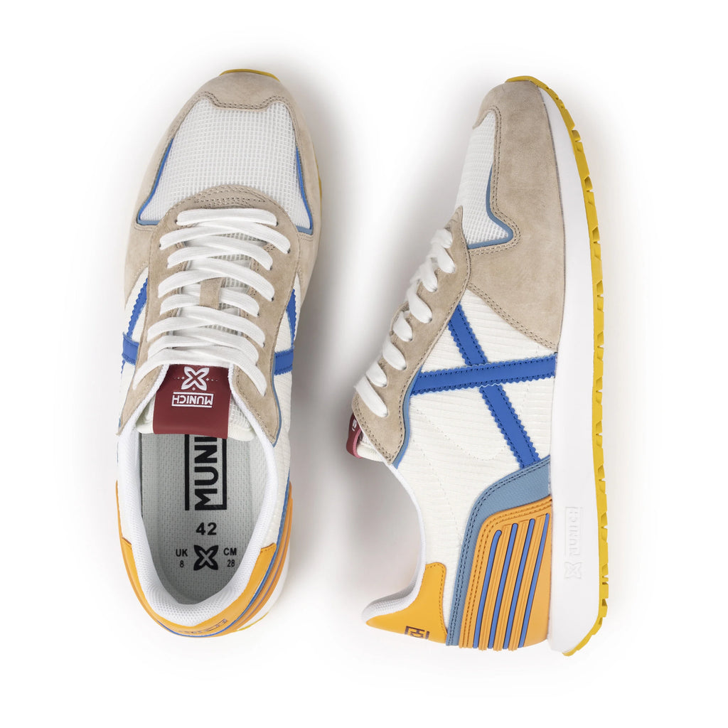 MUNICH Massana CLUB 606: wit sneakers voor heren