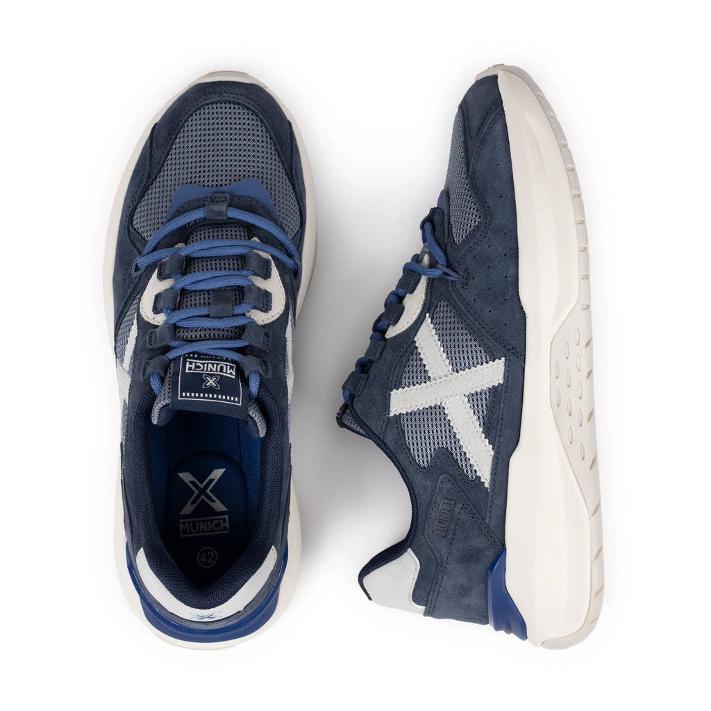 MUNICH NEXA 19: bleu baskets pour homme