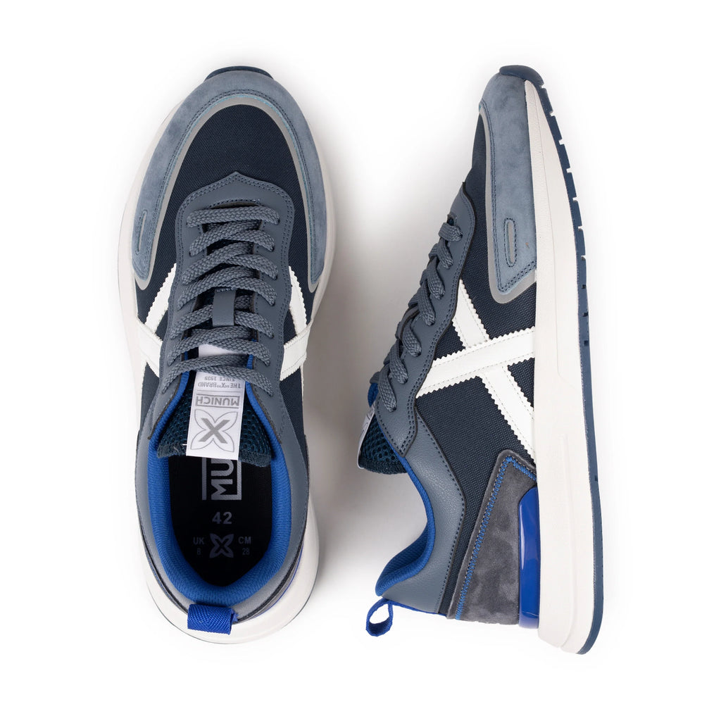 MUNICH Speed 20: bleu baskets pour homme