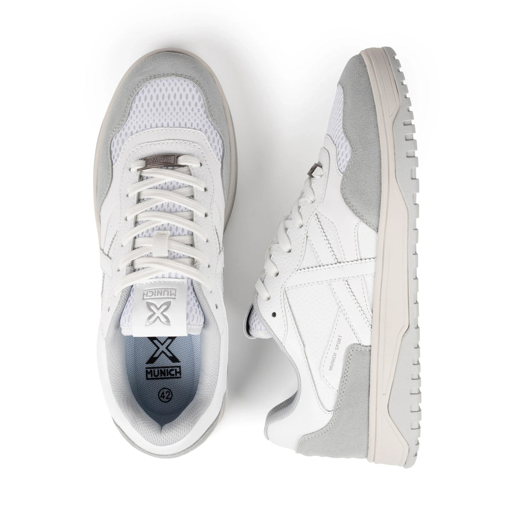 MUNICH Tennez MAN 08: wit sneakers voor heren