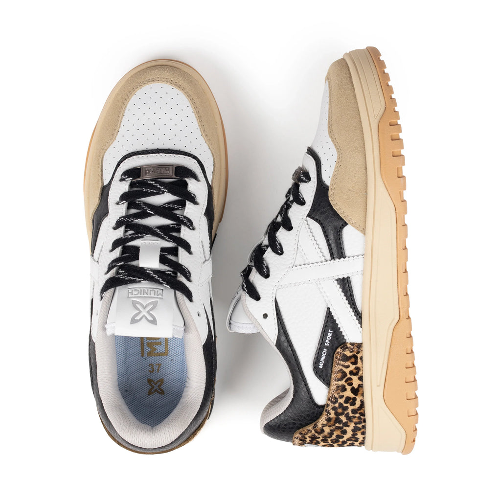 MUNICH Tennez WMN 02: animal print sneakers voor dames