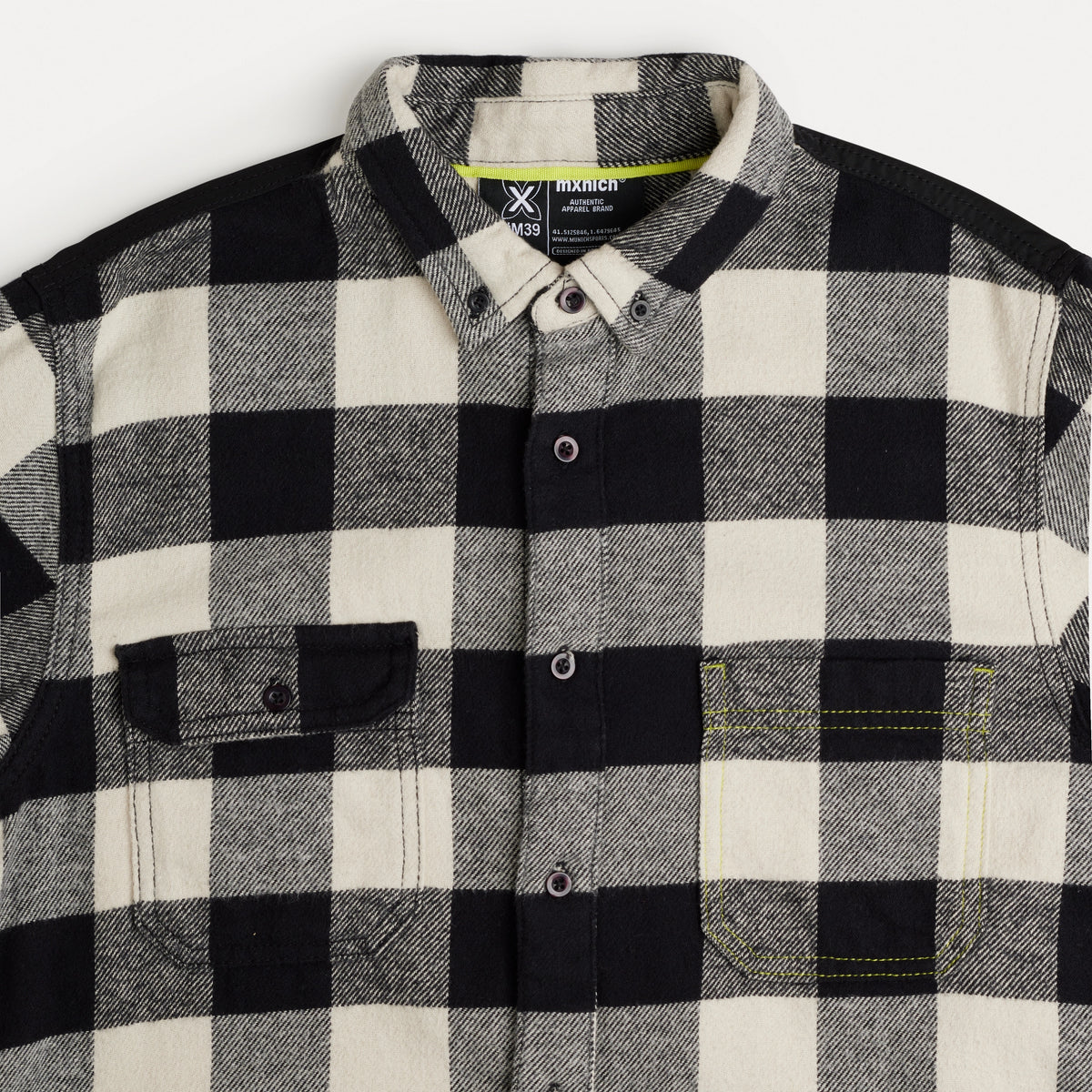 MUNICH Lambert Black & SAND: zwart camisas voor heren