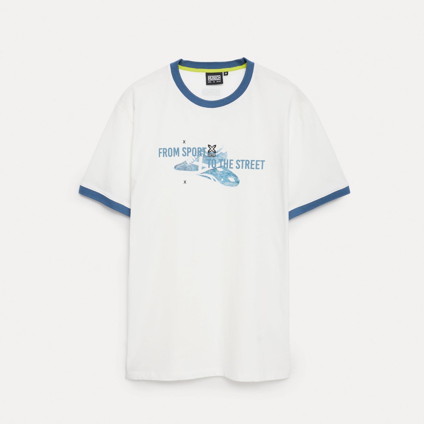 MUNICH | CAMISETAS | HOMBRE | BARRU BONE | BLANCO