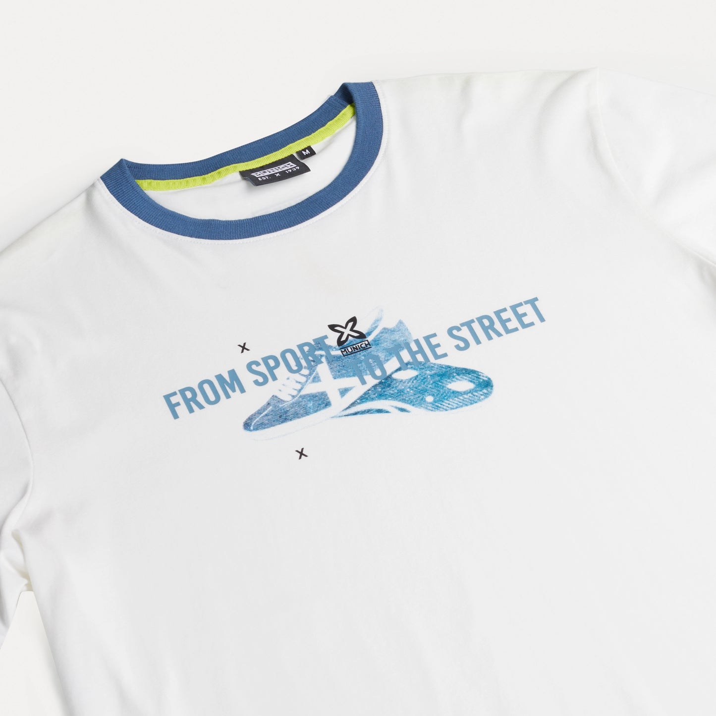 MUNICH | CAMISETAS | HOMBRE | BARRU BONE | BLANCO