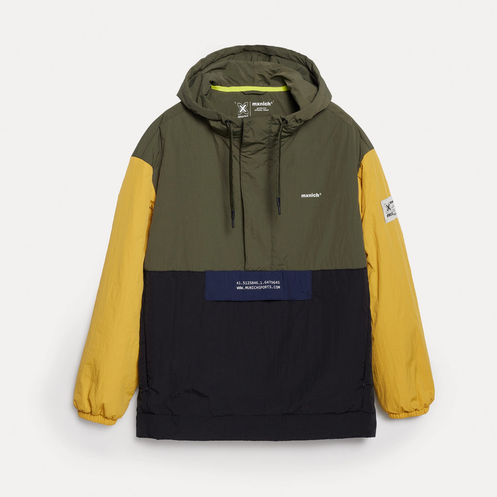 MUNICH Cover Khaki: caqui jas voor heren