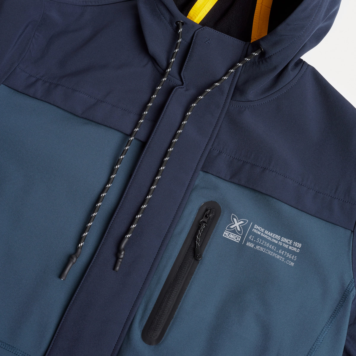 MUNICH RAIN NAVY: синій куртка для чоловіків