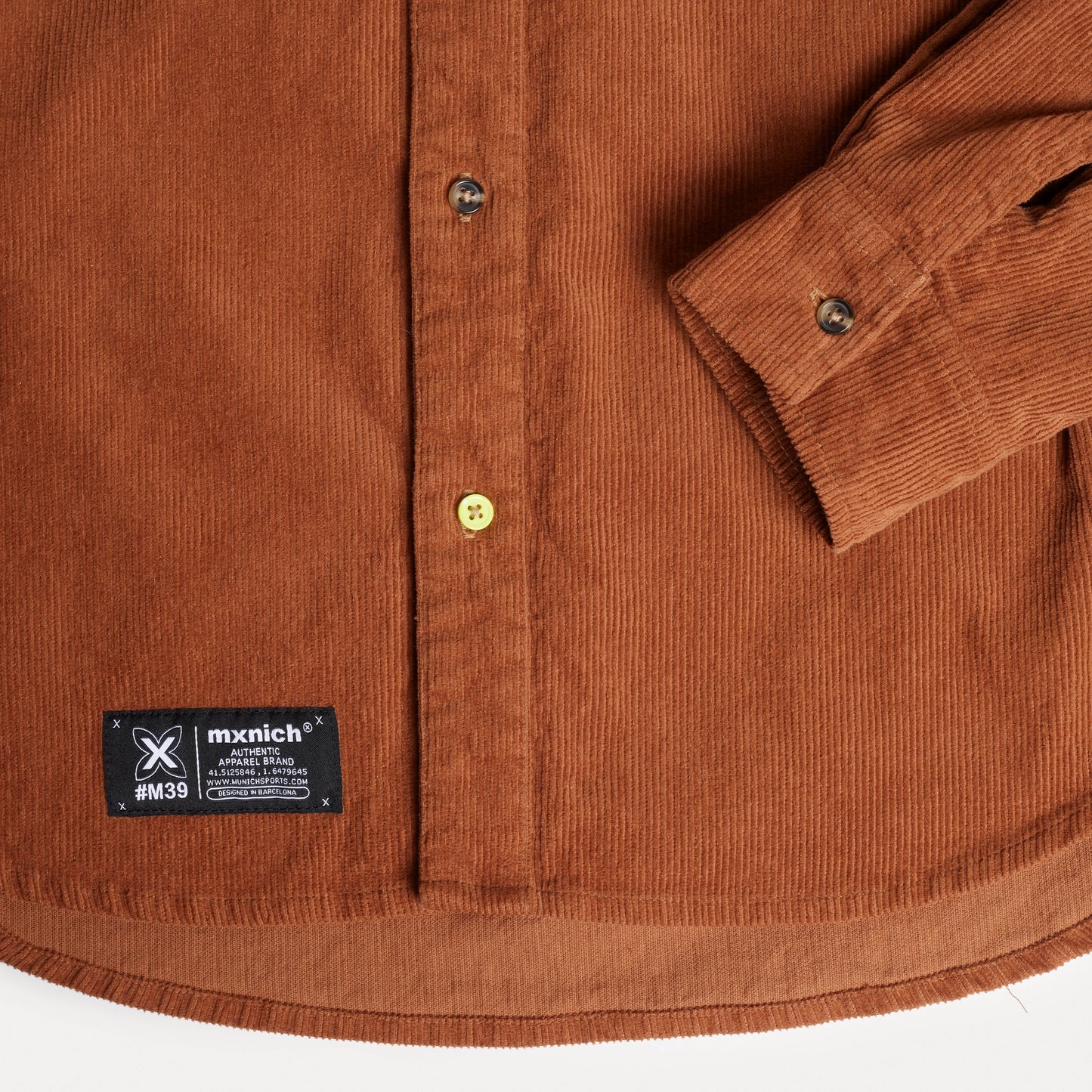 MUNICH | CAMISAS | HOMBRE | LAMBERT CORDUROY | MARRÓN