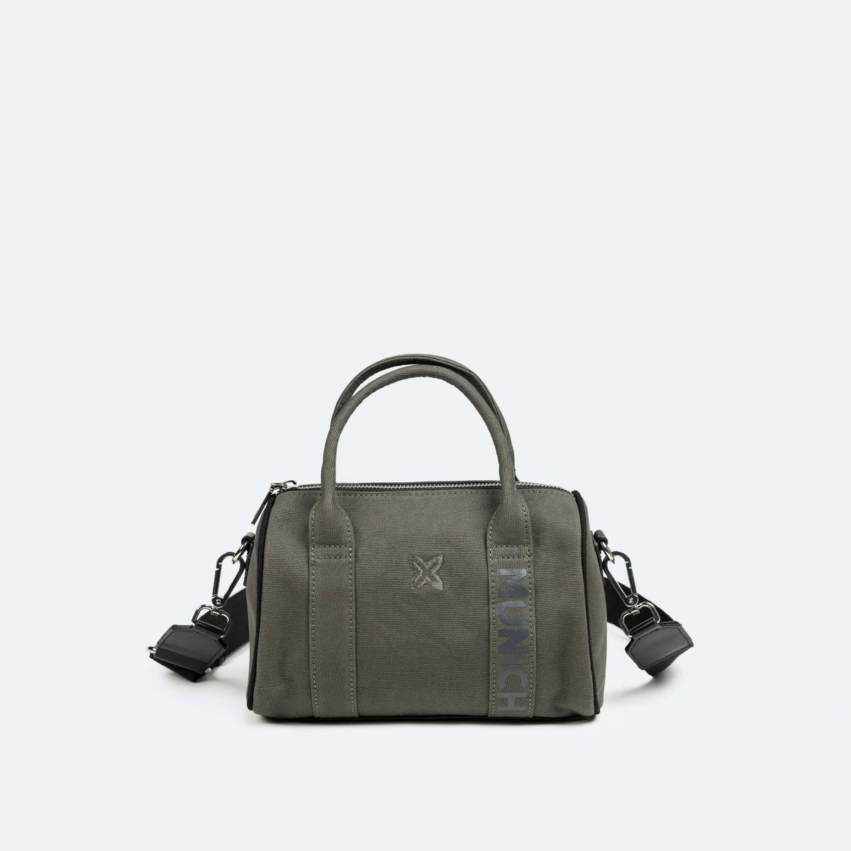 BOLSO MUNICH UNISEX MODELO CALA CROSSBODY BARREL C/KHAKI + FUCSIA REFERENCIA 7113322