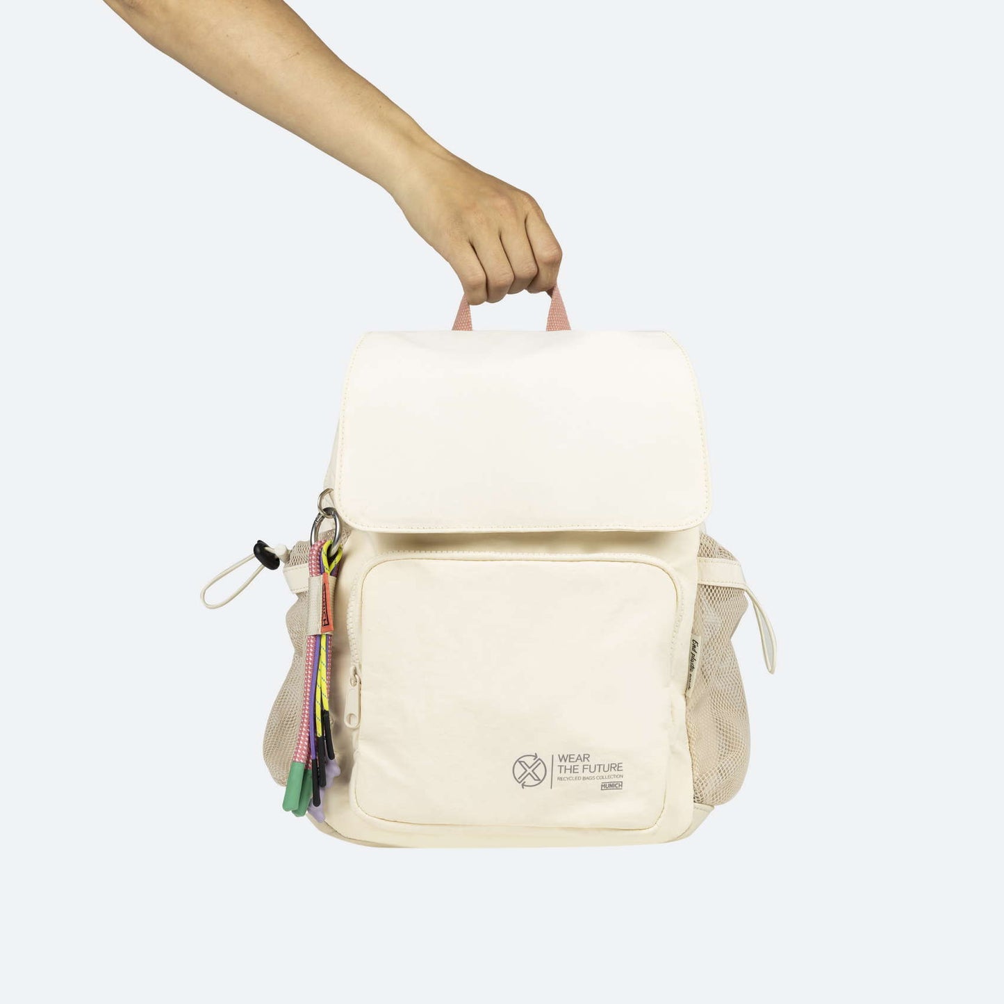 MUNICH | MOCHILAS | UNISEX | DEEP RECYCLED BACKPACK C/CREAM