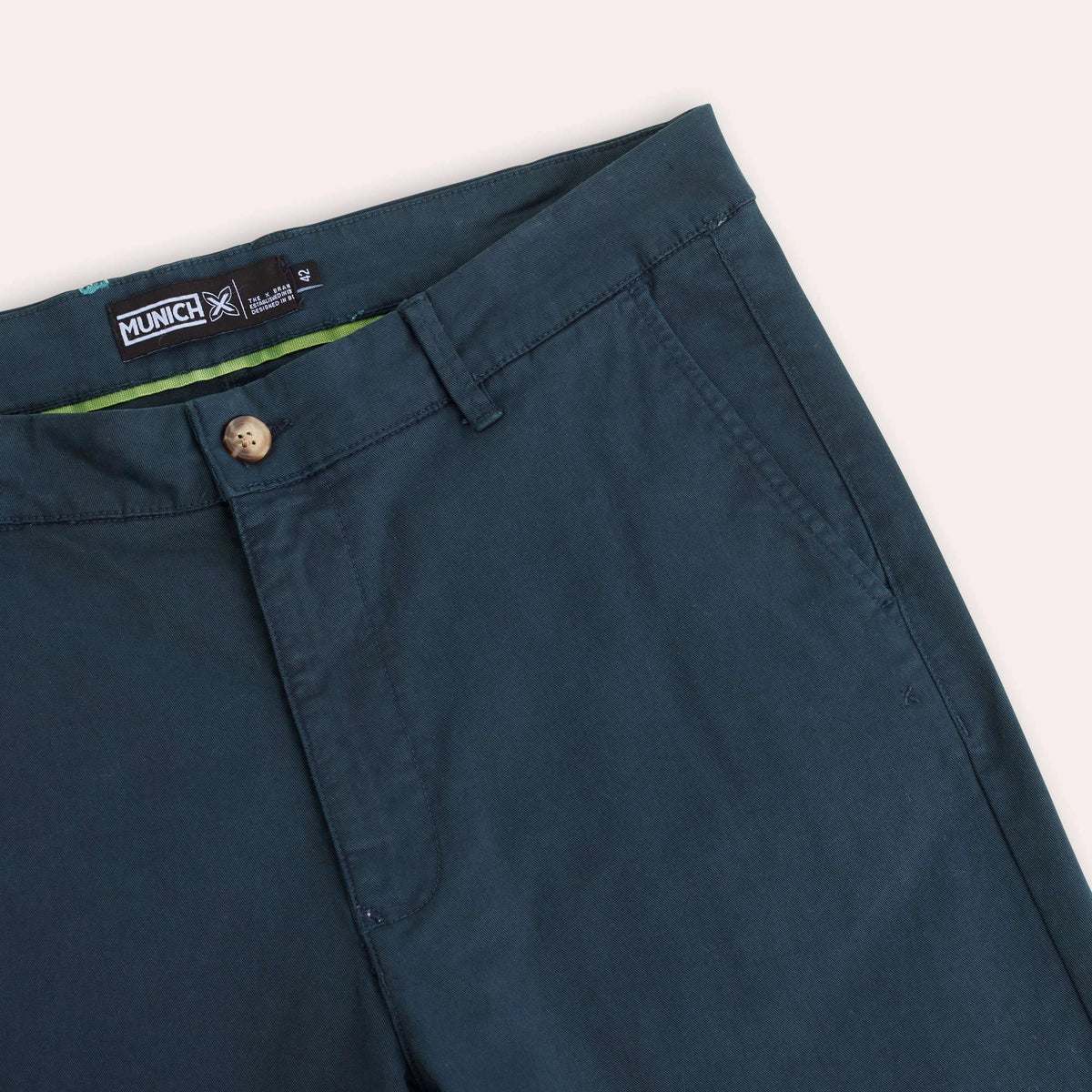 MUNICH Chino LOOP Lifestyle Ocean: blå bukser unisex