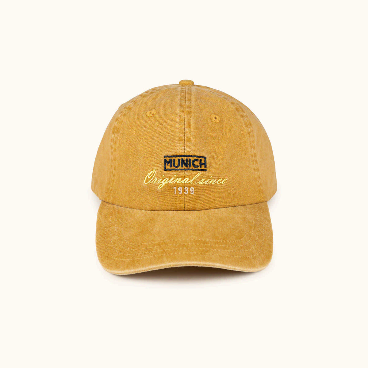 MUNICH Baseball CAP Lifestyle CALI GOLD: amarillo قبعة للجنسين