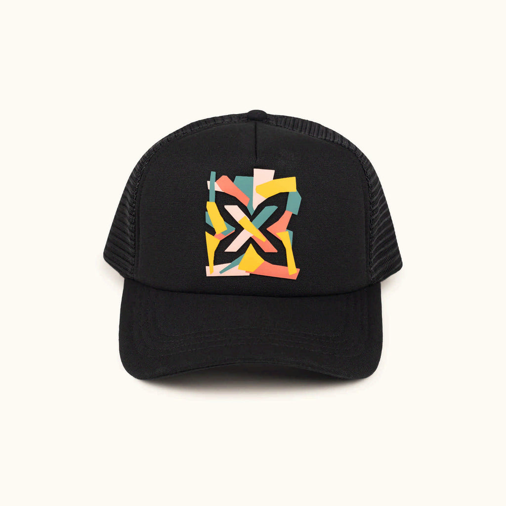 MUNICH Trucker CAP Streewear Gaudi Black: black cap unisex
