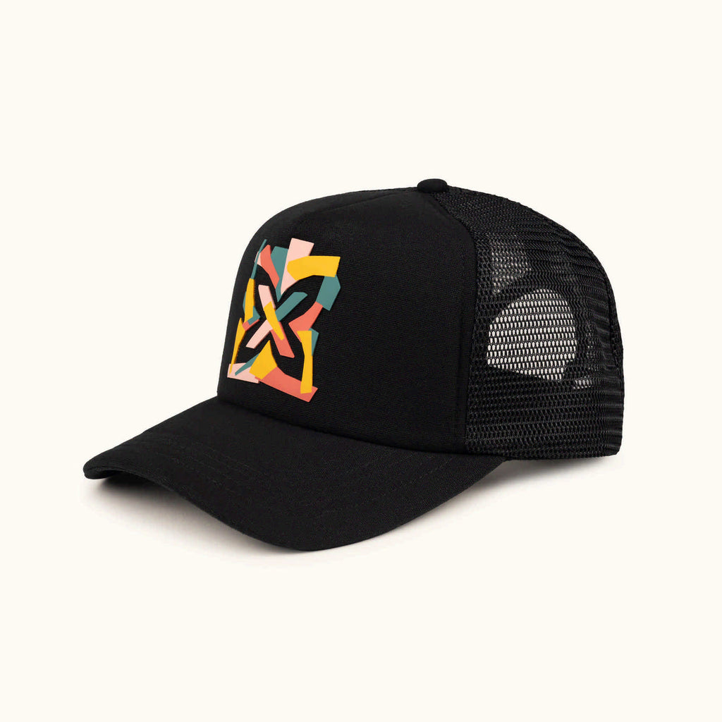 MUNICH Trucker CAP Streewear Gaudi Black: black cap unisex
