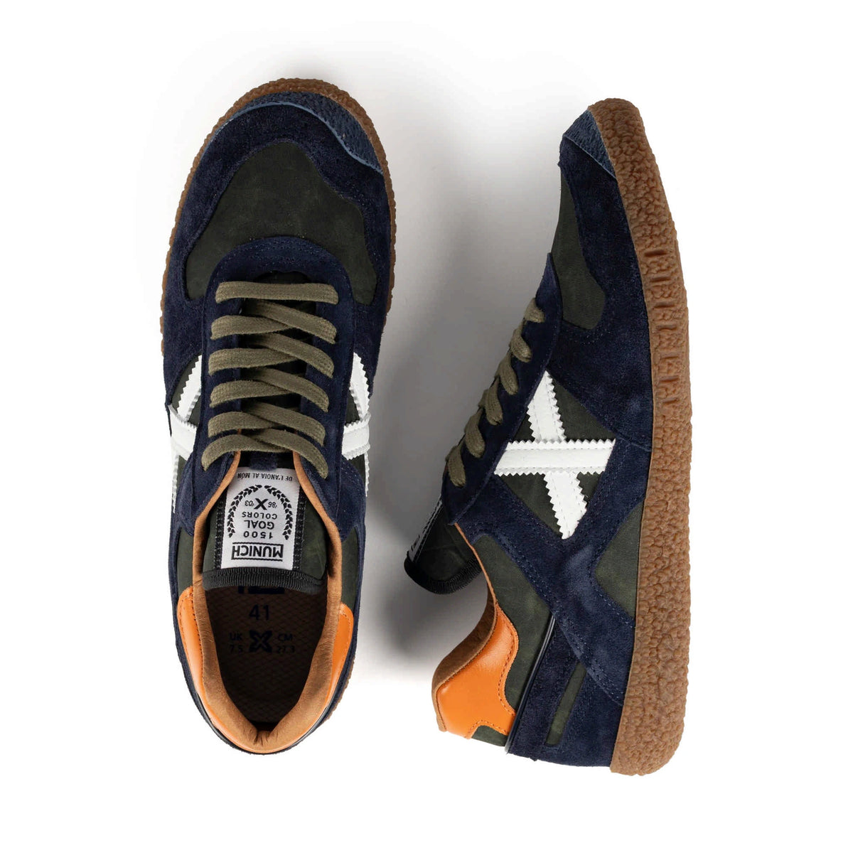 MUNICH GOAL: blue trainers unisex