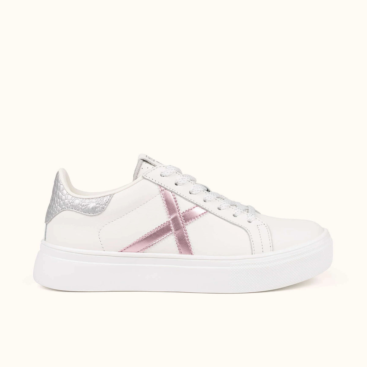 MUNICH RETE SKY 85: white trainers for women