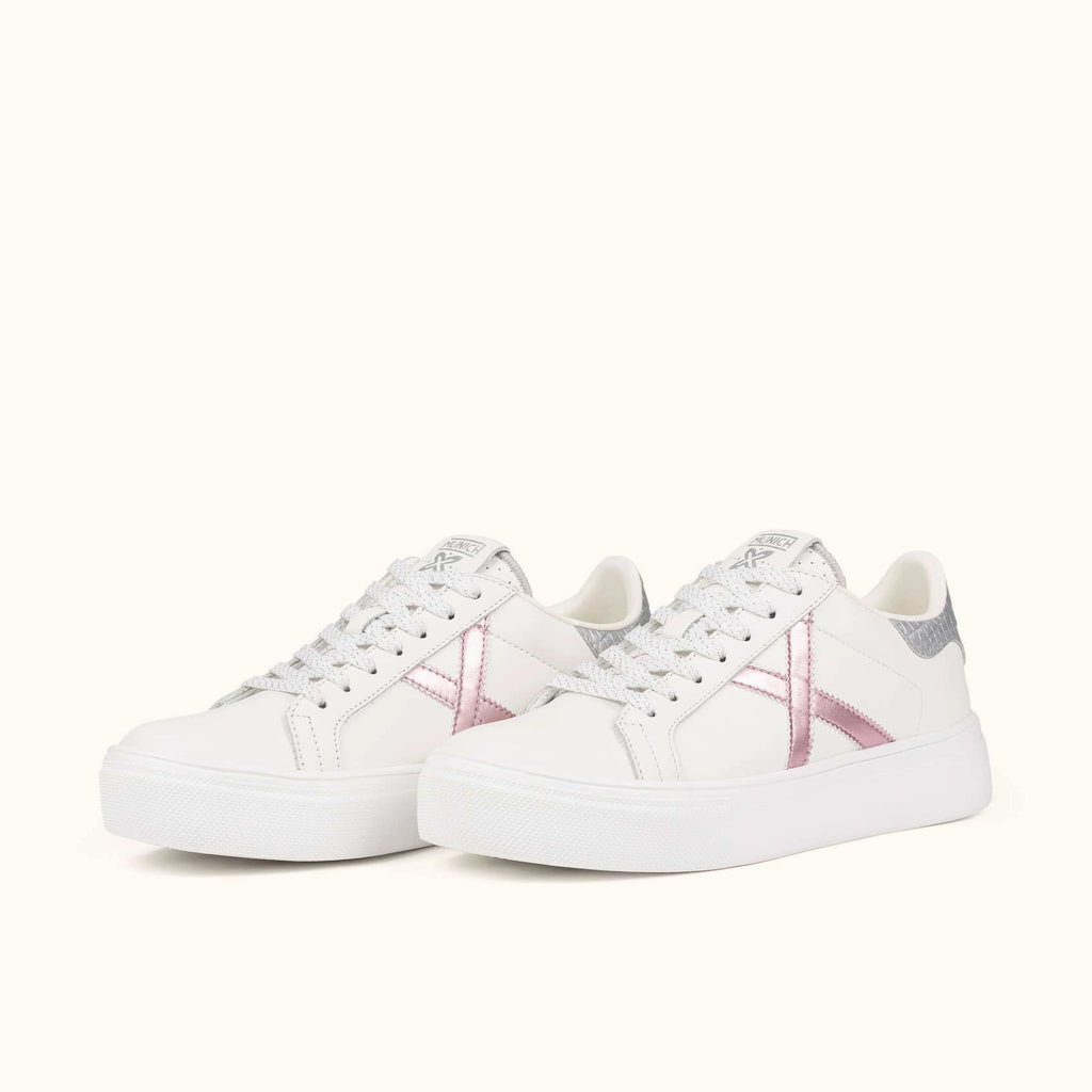 MUNICH RETE SKY 85: white trainers for women