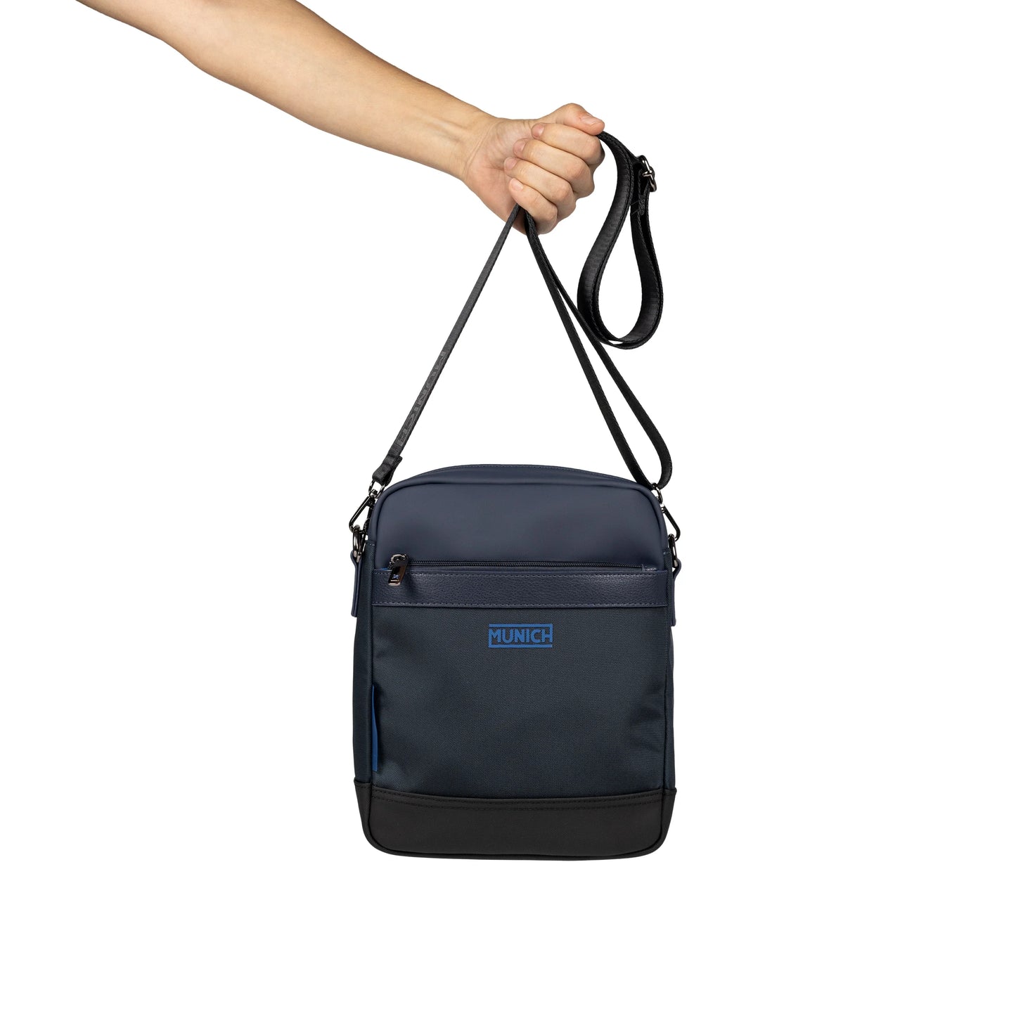 Mochila de la marca munich unisex modelo jungle crossbody blue en color azul