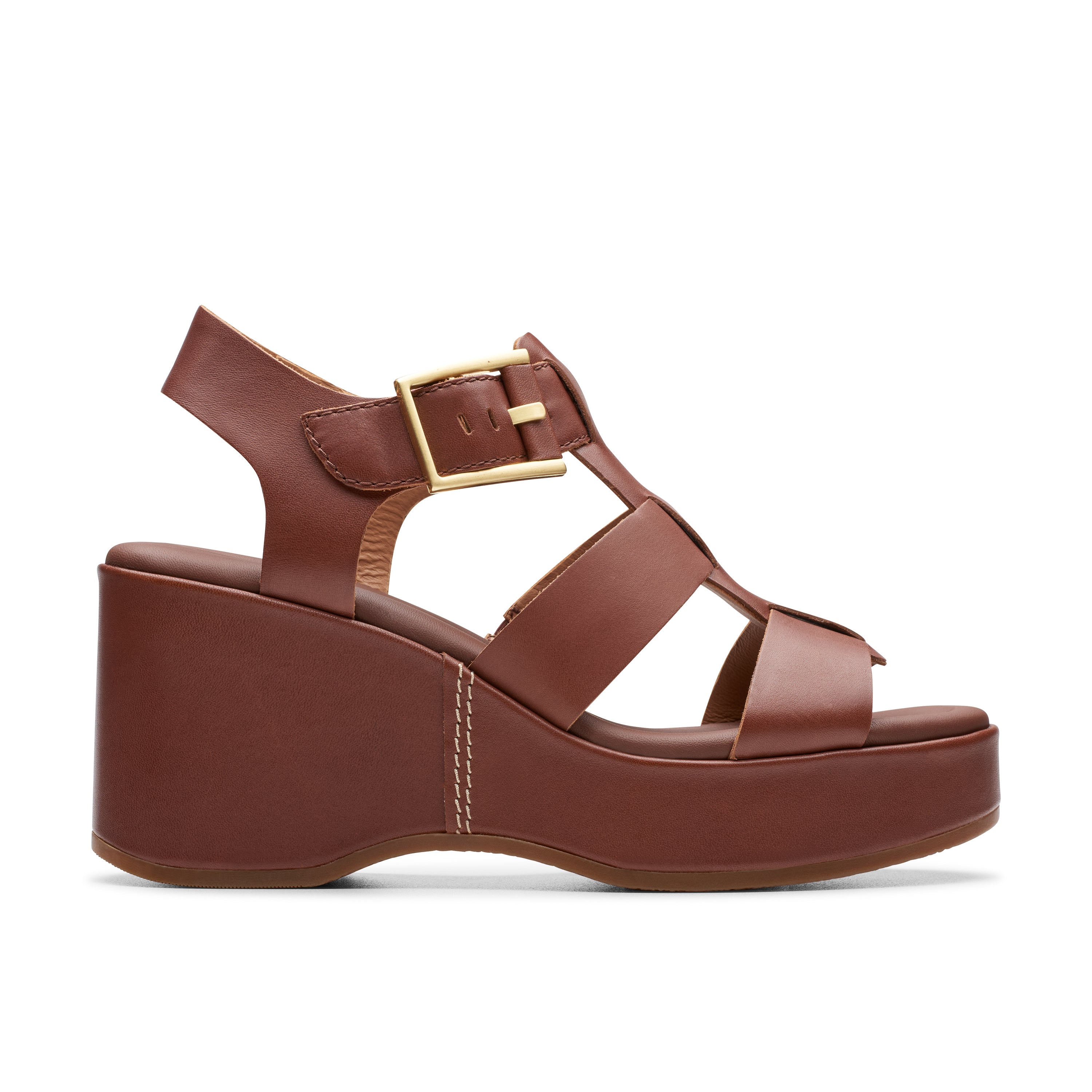 Clarks tan best sale sandals