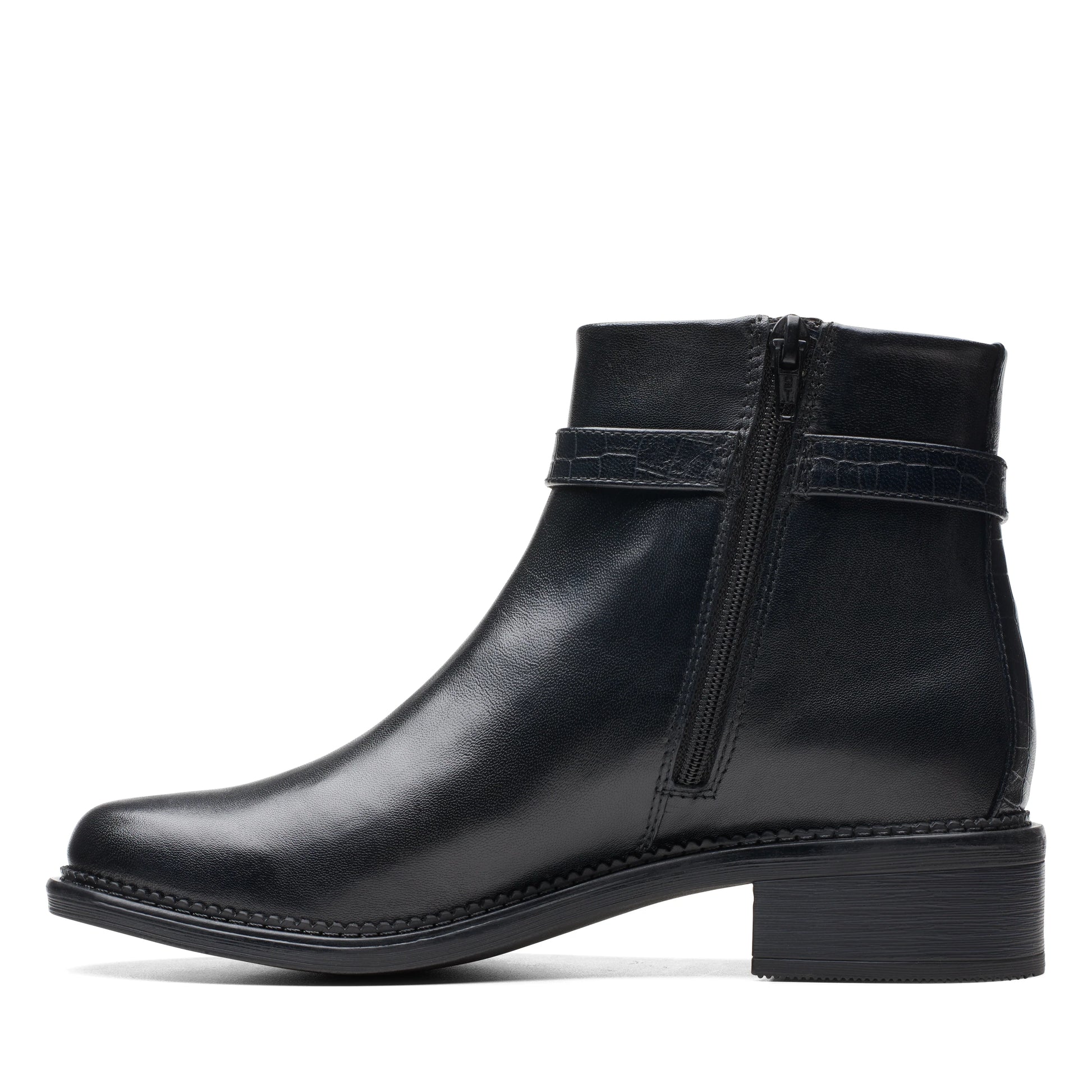 Grace black sales leather boots