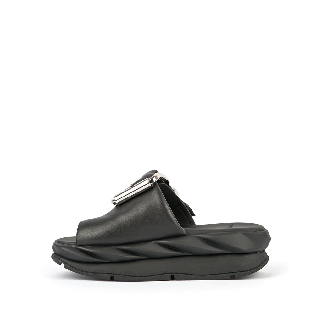 4CCCCEES | Женские сандалии | Мягкий сияющий чёрный | Чёрный