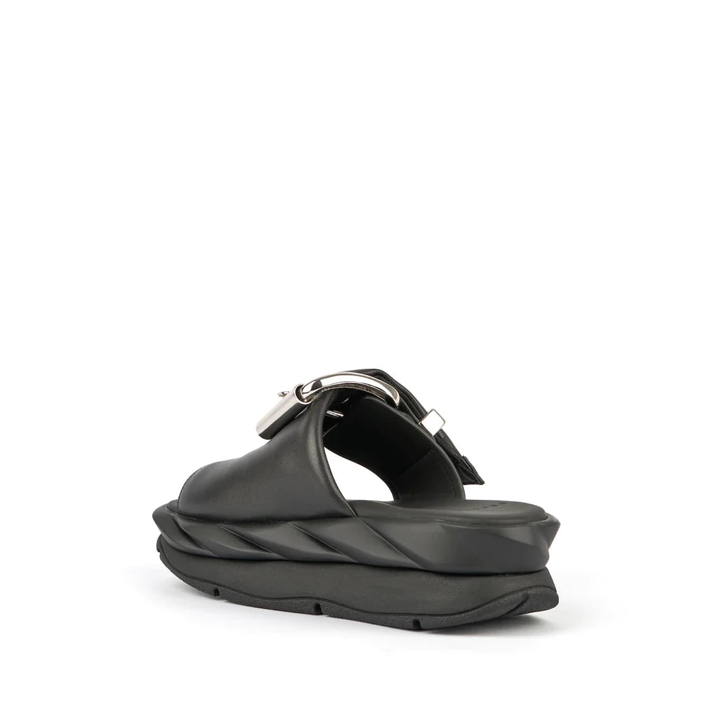 4CCCCEES Mellow GLOW Black: noir sandales pour femme