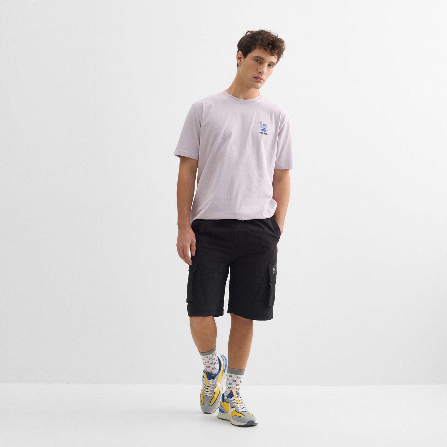 Pantalones Cortos Unisex De La Marca Munich Modelo Bermuda Trek Streetwear Anthracite En Color Gris