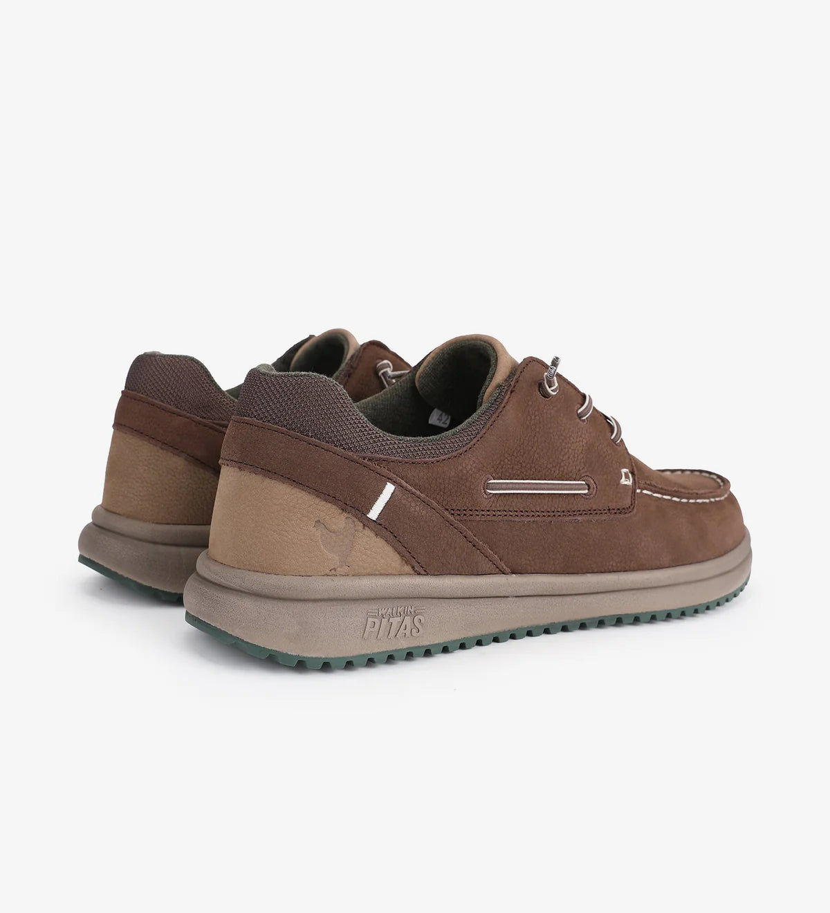 PITAS | MEN'S BOAT SHOES | JAVA | BROWN