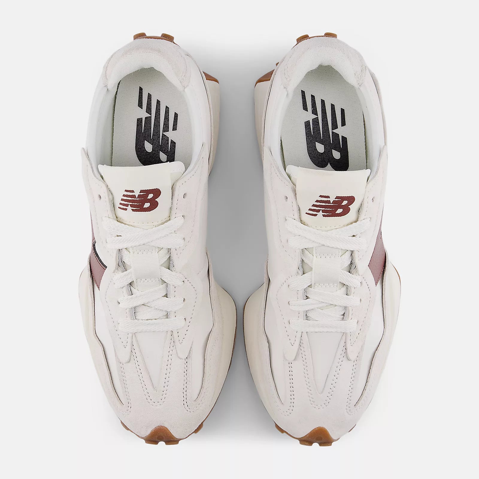 NEW BALANCE U327WKM: білий кросівки унісекс
