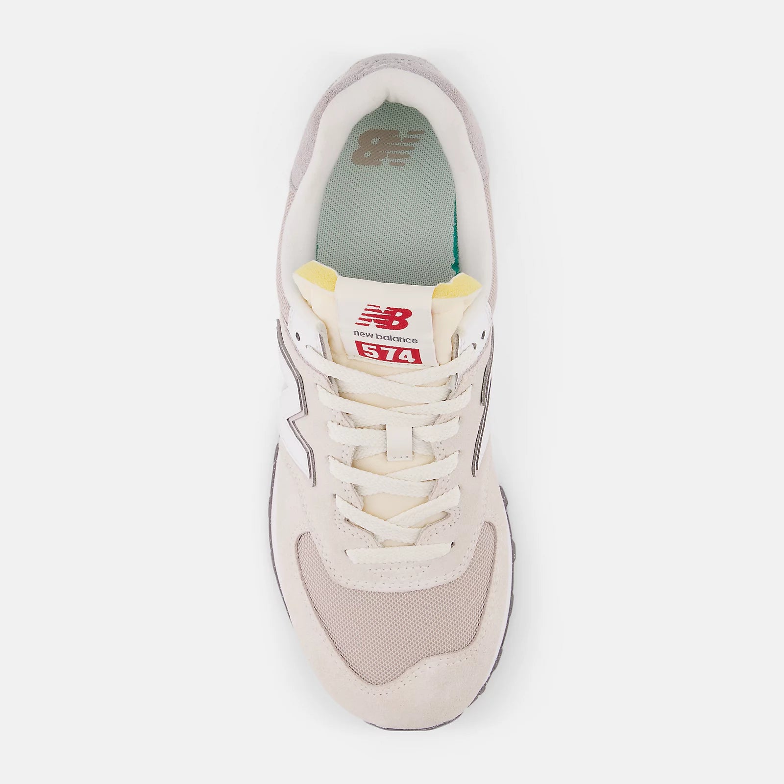 NEW BALANCE 574 SEA SALT: білий кросівки унісекс