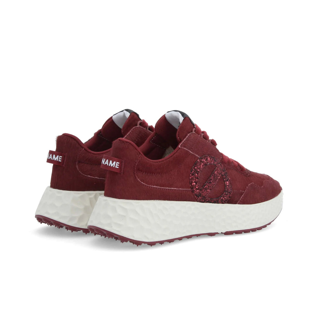 NO NAME Carter Jogger W Bordo: rød sneakers til kvinder