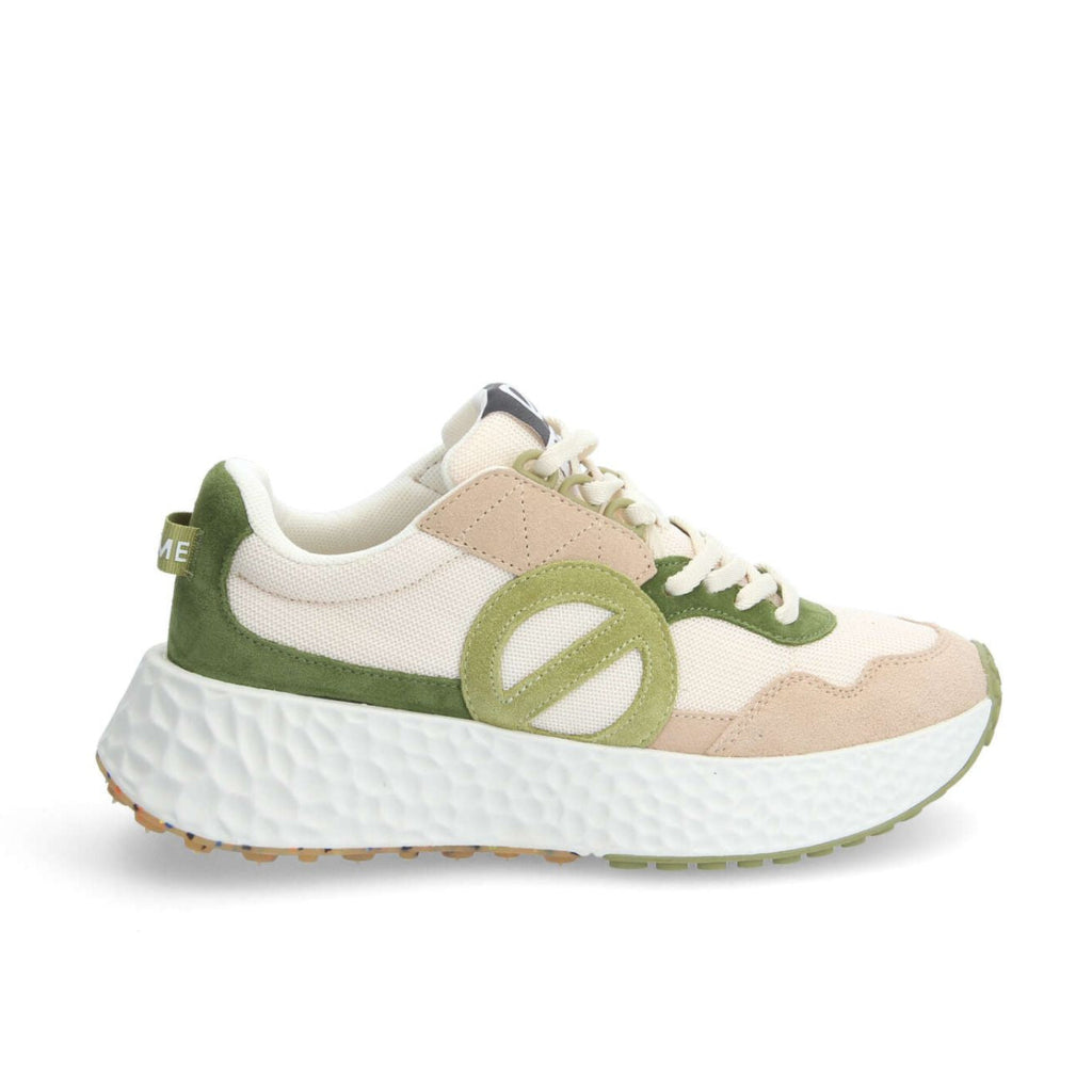NONAME | SNEAKERS | WOMAN | CARTER JOGGER BEIGE/OFF WHITE GREEN | GREEN